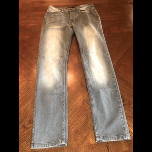 Denim Co. Stretch Slim Gray Wash Jeans